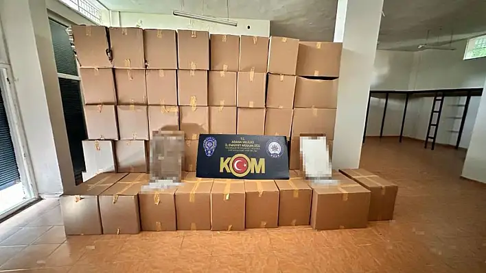 44 milyon TL değerinde sigara ele geçirildi
