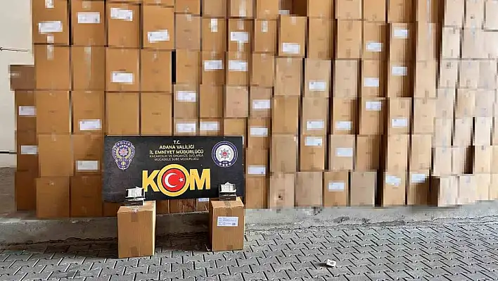 5 buçuk milyonluk kaçakçılık operasyonu