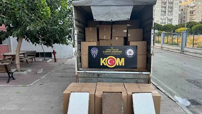 6 milyonluk sigara ele geçirildi
