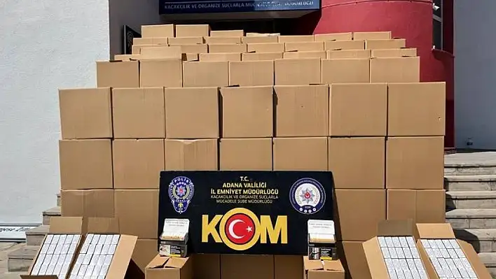 7 milyon 910 bin adet ele geçirildi
