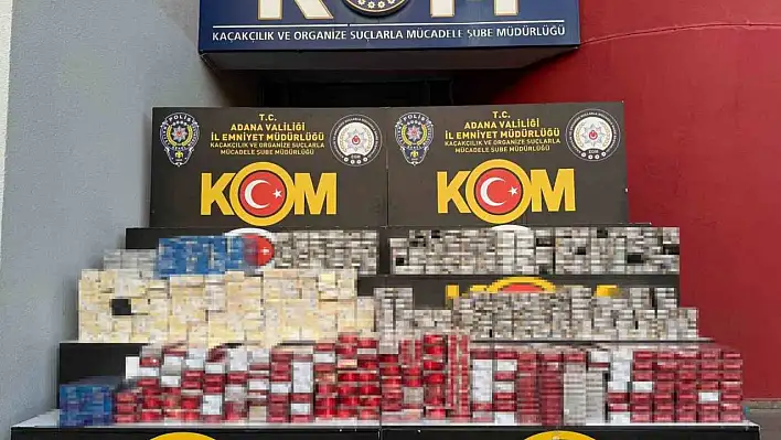 9 bin 750 paket ele geçirildi