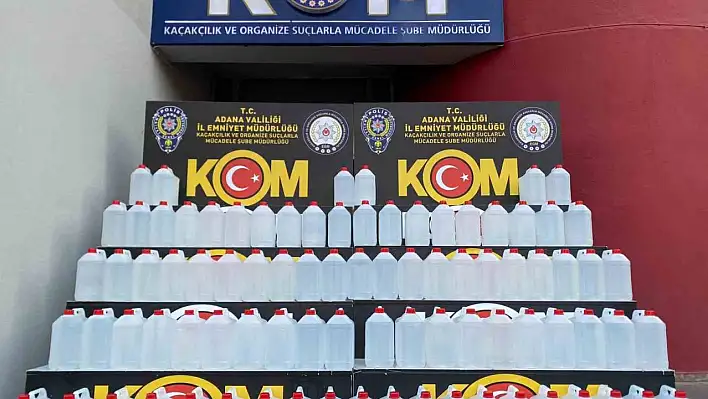 Kaçak etil alkol operasyonu