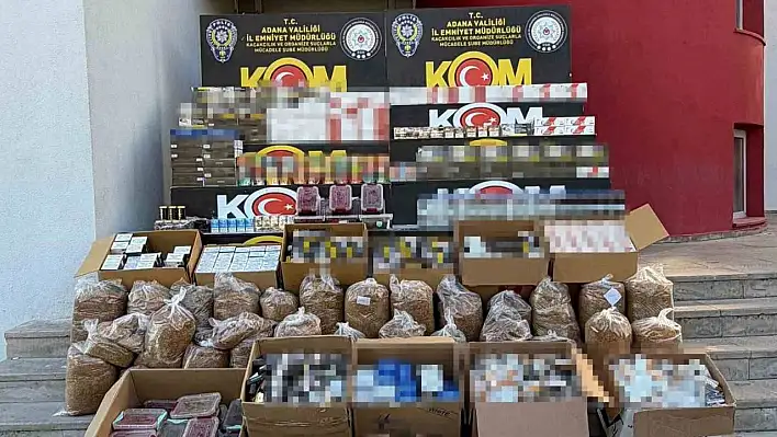 Depolar basıldı, binlerce makaron ele geçti!