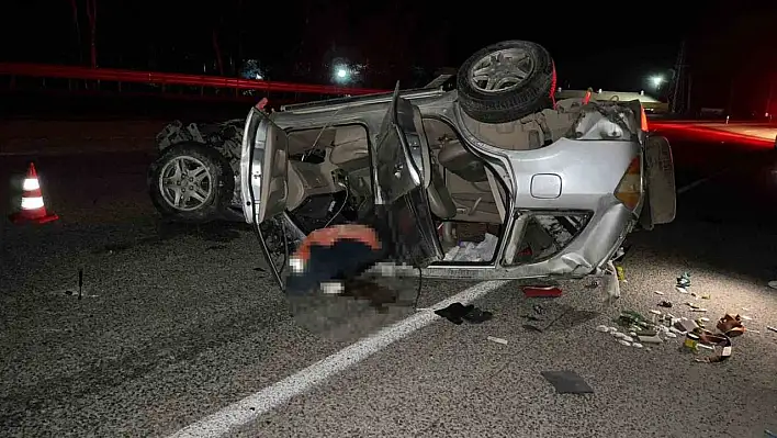 Adana'da kontrolden çıkan cip takla attı: 1 ölü