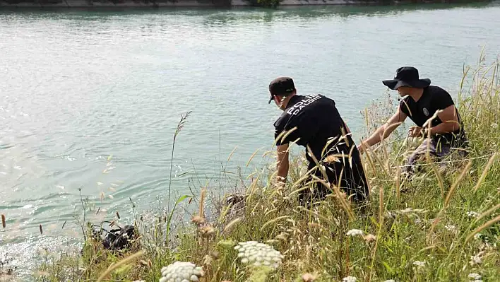 Serinlemek için sulama kanalına girdi, kayboldu