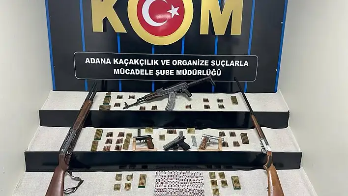 Adana'da silah ve mühimmat kaçakçılığı operasyonu: 1 tutuklama