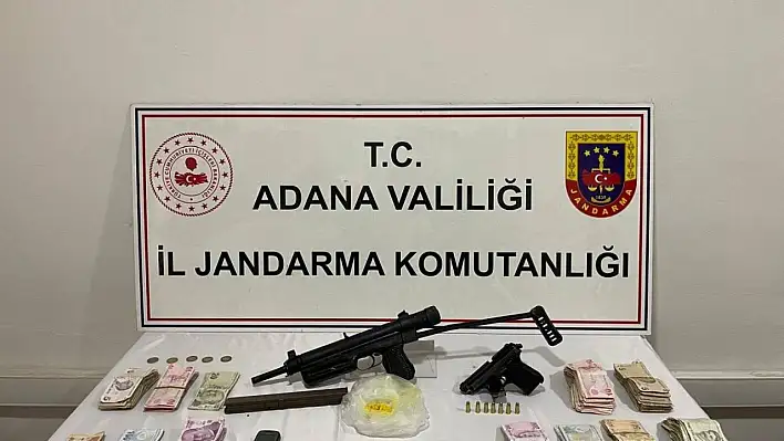 Uyuşturucu imalatı yapılan adrese baskın