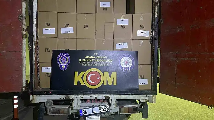 5 milyonluk kaçak sigara ve makaron ele geçirildi