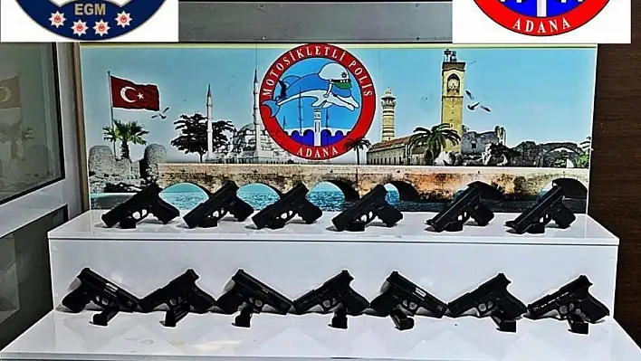 Adana polisi 1 ayda 483 silah ele geçirdi