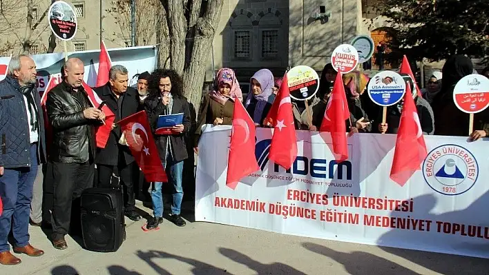 ADEM'den Kudüs protestosu