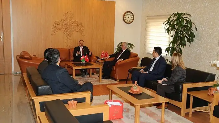 Afganistan İslam Cumhuriyeti Büyükelçisi Kayseri'de