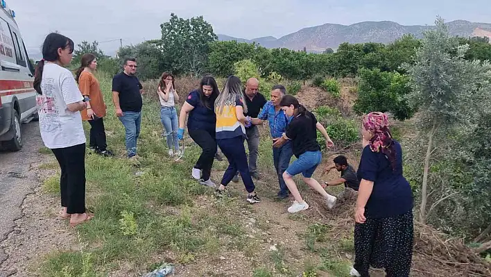 Emniyet kemeri hayat kurtardı: Burnu bile kanamadı