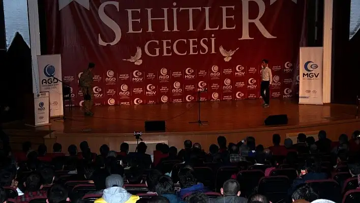 AGD'den 'Şehitler Gecesi' Programı