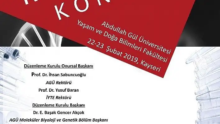 AGÜ'de, IV. Yaşam Bilimleri Kongresi