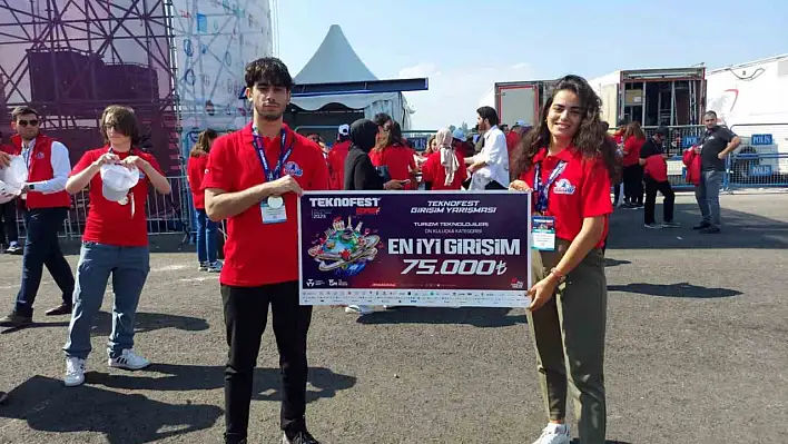 TEKNOFEST'ten birincilik ödülü