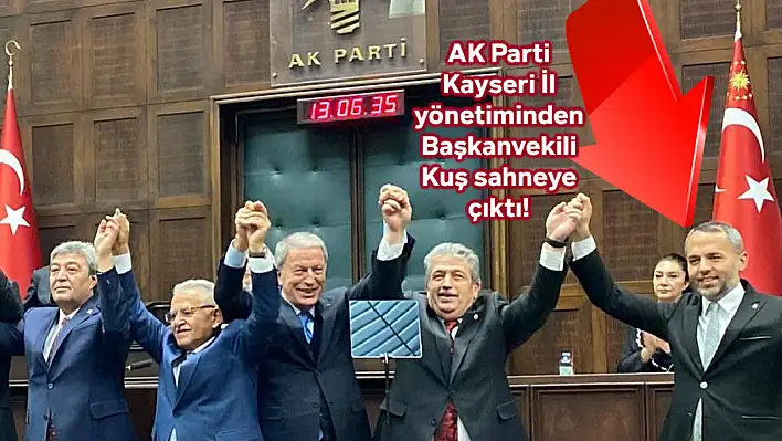 AK Parti Kayseri İl Başkanı neden Ataş'a rozet takma anında fotoğrafta yer almadı