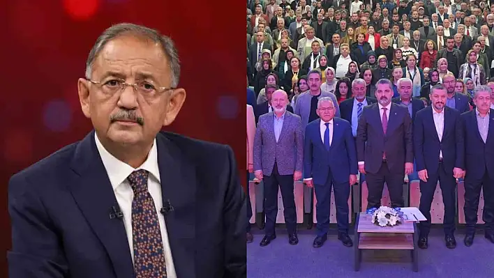 AK Parti Talas İlçe Kongresinde Özhaseki detayı