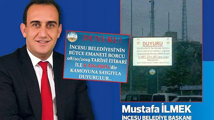 AK PARTİ'YE GEÇİNCE BORÇ AÇIKLAMA SÖZÜNÜ UNUTTU MU?