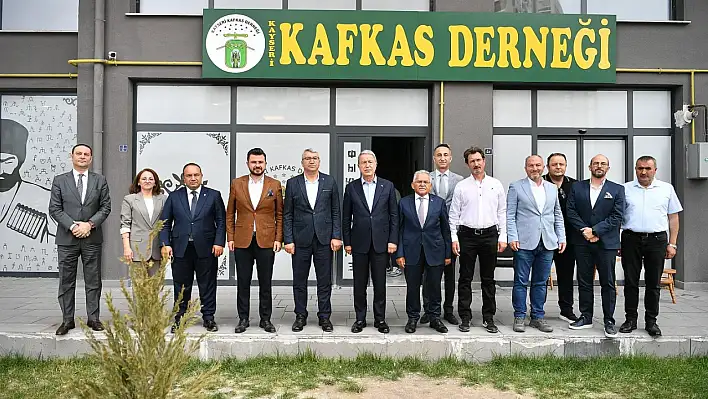 Kayseri protokolü Kafkas Derneği'nde