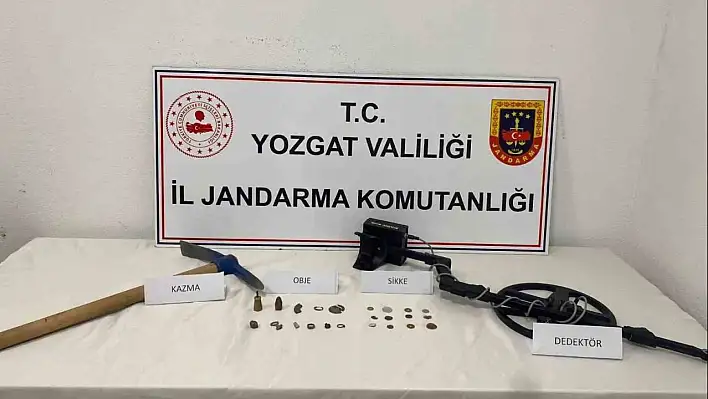 Ormanda kaçak kazı yapan şahıs suçüstü yakalandı
