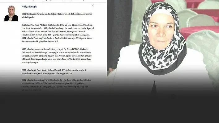 AKP'li vekil Nergis, FETÖ'den kapatılan derneğin kurucu başkanlığını yapmış