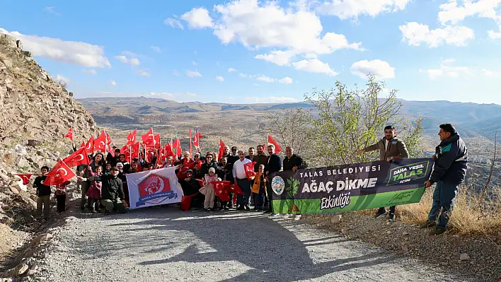 Ali Dağı'nda Cumhuriyet coşkusu fidanlarla taçlandı