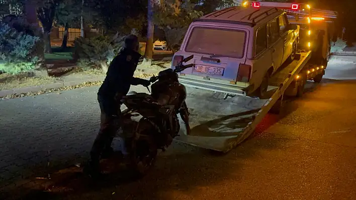 Alkollü sürücü polisten kaçarken yakalandı