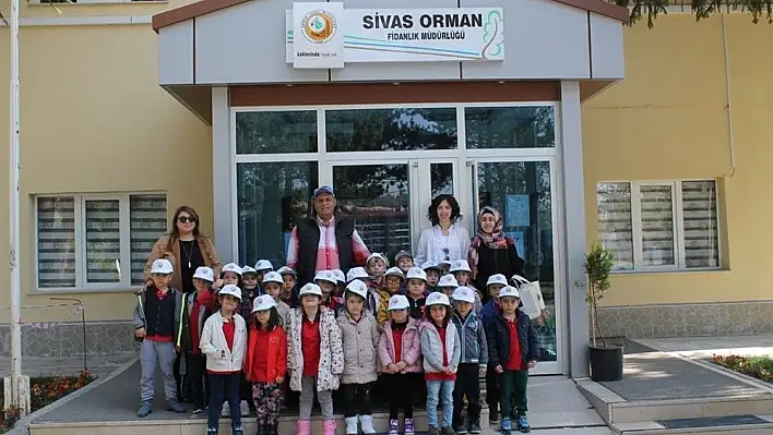 Anasınıfı öğrencilerinden Sivas Orman Fidanlık Müdürlüğü'ne ziyaret
