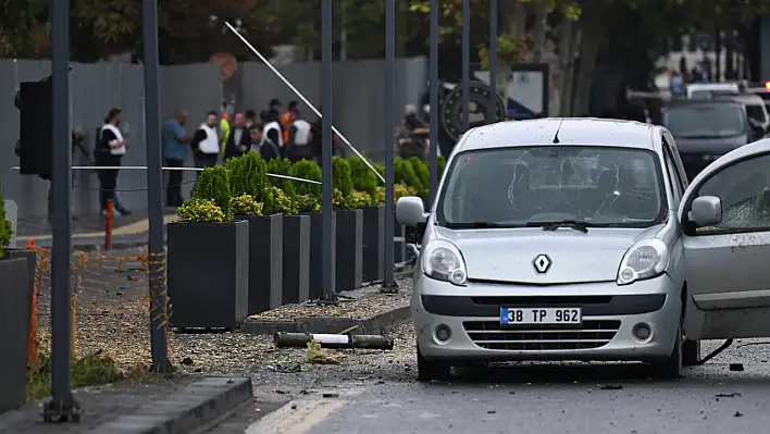 Ankara'da ki terör saldırısında Kayseri plakalı araç!