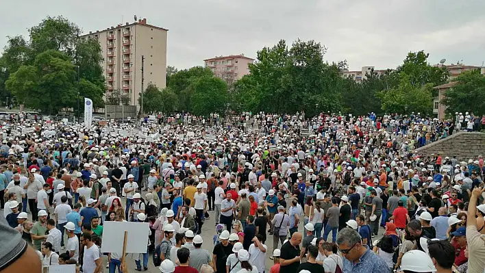 Ankara'daki eyleme Kayseri'den  kaç kişi katıldı?