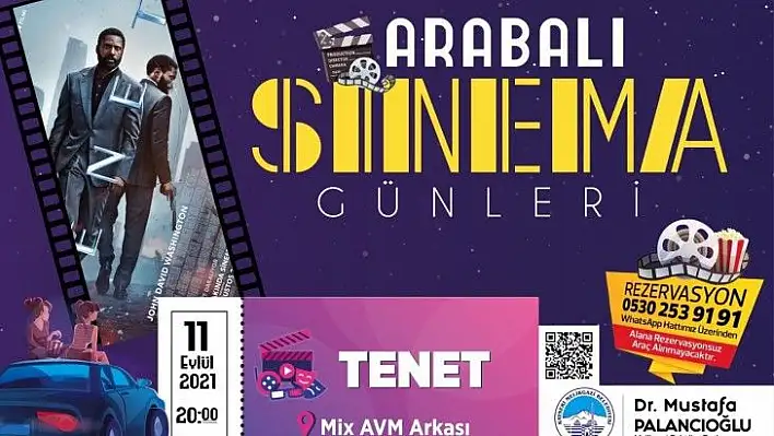 Arabalı sinemada bu hafta 'Tenet' gösterimde