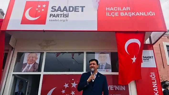 Arıkan, SP Hacılar İlçe Teşkilatı'nın açılışına katıldı