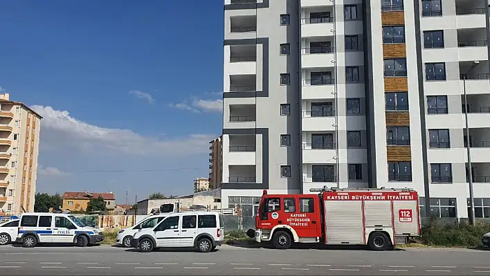 Melikgazi'de korkunç kaza: İnşaat işçisi öldü!