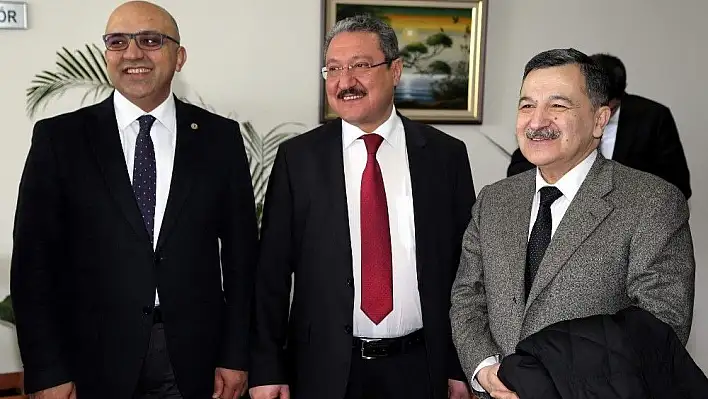 Azerbaycan Milletvekili Mirzezade Rektör Güven'i ziyaret etti
