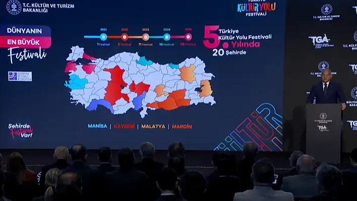 Bakan açıkladı: Kayseri'de listeye eklendi! Kayseri'de de festival yapılacak