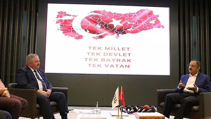 Bakan Özhaseki'den Kayseri OSB'ye ziyaret
