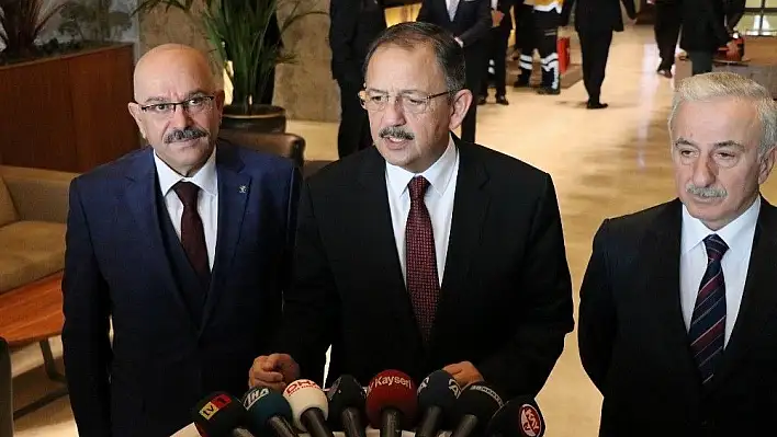 Bakan Özhaseki: 'Irak'ta inşaat ile ilgili bir alan açılırsa Türk firmaları bu işi başarılı bir şekilde yapar'
