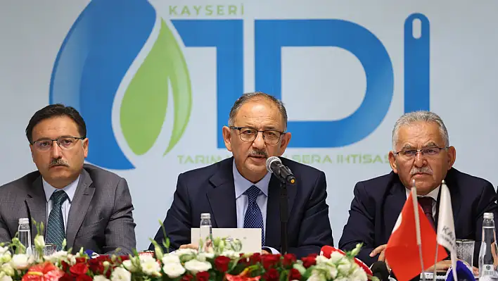 Bakan Özhaseki: Kayseri'nin üretimi 3,5 kat artacak
