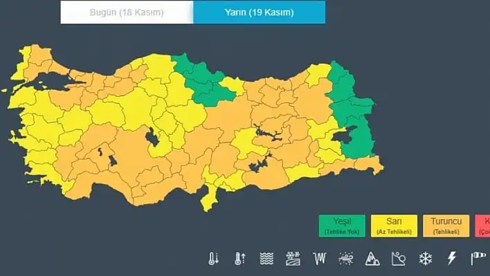 Bakan Özhaseki uyardı: Kayseri için turuncu tehlike! Dikkatle takip edin