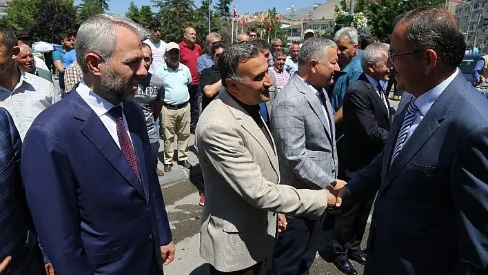 Bakan Özhaseki ve Vekil Nergis'den Develi'ye teşekkür ziyareti
