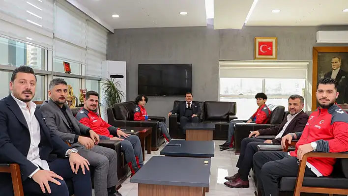 Balkan şampiyonları Kabakcı'yı ziyaret etti