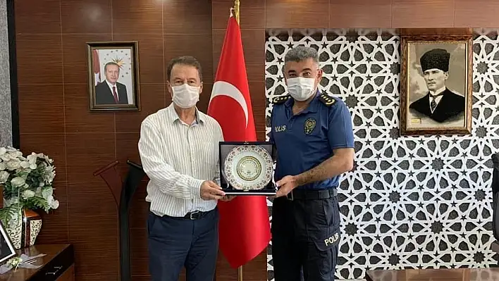 Başhekim Prof.Dr.Taşdemir, İl Emniyet Müdürü'nü ziyaret etti