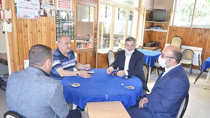 Başkan Altun, normalleşme sürecinde esnafı ziyaret etti