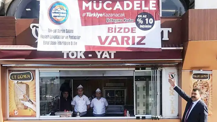 Başkan Aydemir'den enflasyonla mücadeleye destek 