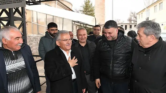 Başkan Büyükkılıç, Akkışla'da üreten kadınlarla buluştu