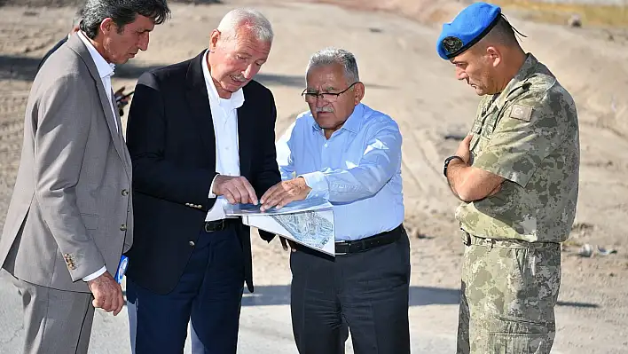 Başkan Büyükkılıç alternatif güzergâh çalışmalarını inceledi