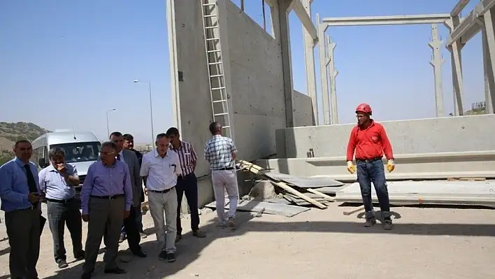 Başkan Büyükkılıç Atık Toplama Tesisinde incelemede bulundu