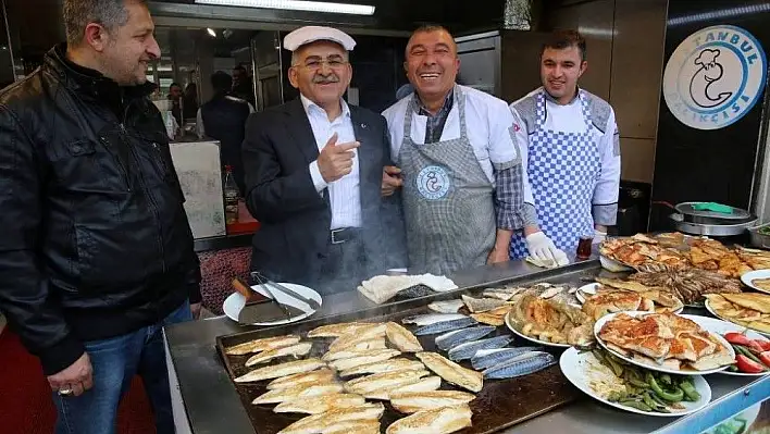 Başkan Büyükkılıç balıkçı esnafını ziyaret etti