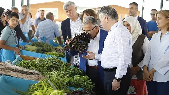 Başkan Büyükkılıç tan, organik  ziyaret!