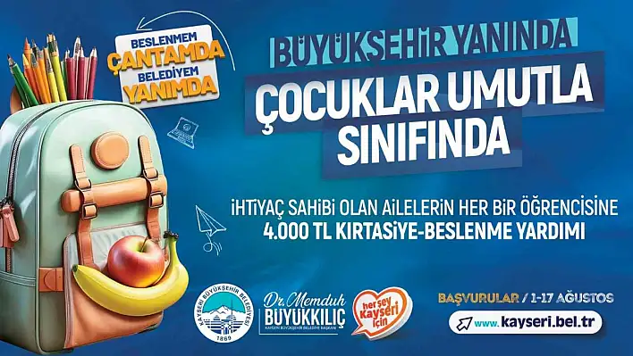 Veliler dikkat: Eğitim yardımı için başvuru süreci başladı